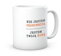 Kubek z nadrukiem jestem twoją żoną