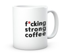 Kubek z nadrukiem mocna kawa