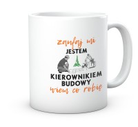 Kubek zaufaj kierownikowi budowy