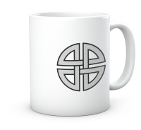 Kubek celtycki węzeł tarcza