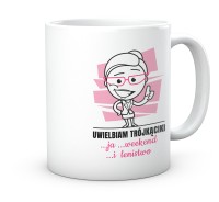 Kubek uwielbiam trójkąciki.