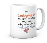 Kubek dziękujemy za miłą atmosferę