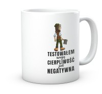 Kubek do pracy test cierpliwości