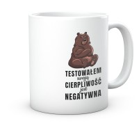 Test cierpliwości kubek do pracy