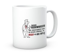 Śmieszny Kubek do Pracy dla  Kierownika