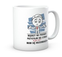 Kubek Gadżet do Pracy Mądry Przystojny