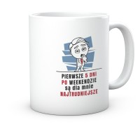 Kubek z Nadrukiem do Pracy Pierwsze 5 dni