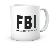 Kubek FBI z nadrukiem – Prezent dla faceta, kolegi, brata