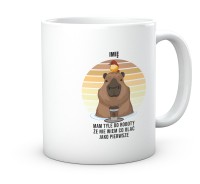 Kubek Kapibara Śmieszny Mam Tyle do Roboty