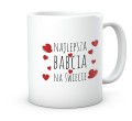 Kubek z nadrukiem Najlepsza Babcia na Świecie prezent dla babci 330 ml