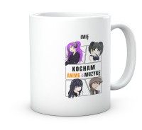 Kubek Kocham Anime i Muzykę