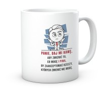 Kubek do Pracy dla Faceta Panie Daj Piwa