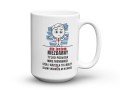 iały ceramiczny kubek dla mężczyzny z zabawnym napisem 450 ml