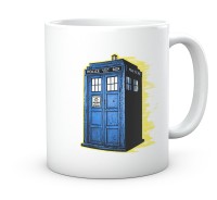 Kubek grafika Doctor Who Budka Telefoniczna