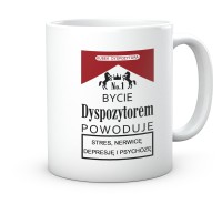 Kubek do Pracy Dyspozytor to Stres i Nerwica