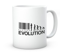 Kod kreskowy barcode ewolucji kubek