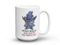 Kubek z sową i napisem Moja Magia jest Mocna 450 ml
