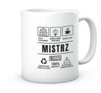 Kubek do pracy biura dla mistrza