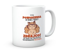 Kubek z nadrukiem prezent na pożegnanie kot ty zdrajco.
