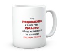 Kubek z napisem Powodzenia w nowej pracy zdrajco Koleżanek Kolegów 330 ml