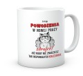 Personalizowany kubek z kotem powodzenia w nowej pracy zdrajco koleżanek 330 ml