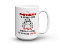 Personalizowany kubek z kotem powodzenia w nowej pracy zdrajco koleżanek 450 ml