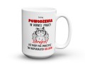 Personalizowany kubek z kotem powodzenia w nowej pracy zdrajco kolegów 450 ml