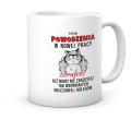 Personalizowany kubek z kotem powodzenia w nowej pracy zdrajco koleżanek kolegów 330 ml