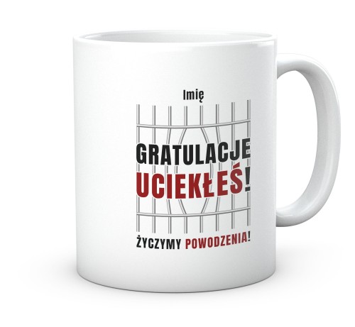 Śmieszny kubek na pożegnanie z pracy 330 ml