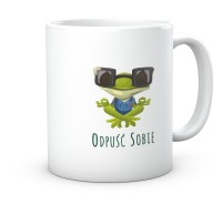 Kubek żaba medytacja odpuść sobie