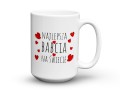 Kubek z nadrukiem Najlepsza Babcia na Świecie prezent dla babci 450 ml