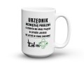 ubek z nadrukiem dla urzędnika, kubek do pracy w biurze, kubek prezent 450 ml