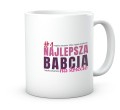 Ceramiczny kubek na prezent dla najlepszej babci 330 ml
