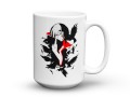 Kubek ceramiczny z japońskim motywem 450 ml
