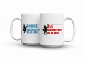 Kubek ceramiczny z nadrukiem zapakowany w tekturowe pudełko z okienkiem 450 ml