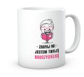 Kubek ceramiczny z napisem Zaufaj mi jestem nauczycielką 330 ml