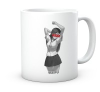 Kubek anime waifu – Prezent dla otaku, mangowca, chłopaka
