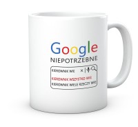 Kubek do pracy dla kierownika Google niepotrzebne