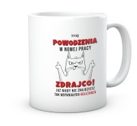 Kubek na pożegnanie z pracy Zdrajco z imieniem