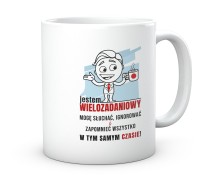 Kubek z Nadrukiem do Pracy Jestem Wielozadaniowy