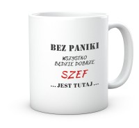 Kubek do Pracy Bez Paniki Jestem Tutaj
