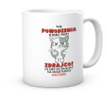 Ceramiczny kubek z napisem Powodzenia zdrajco na prezent koleżanek 330 ml