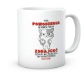 Ceramiczny kubek z napisem Powodzenia zdrajco na prezent kolegów 330 ml