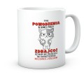 Ceramiczny kubek z napisem Powodzenia zdrajco na prezent koleżanek kolegów 330 ml