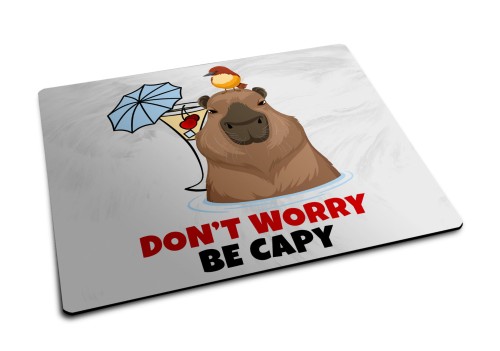 Podkładka pod mysz Kapibara Don’t Worry Be Capy
