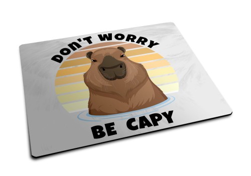 Podkładka komputerowa Kapibara Don’t Worry Be Capy