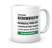 Śmieszny kubek kierownika – Prezent dla szefa, lidera, menedżera
