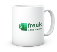 Kubek  z nadrukiem Freak In The Sheets