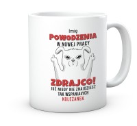 Kubek z nadrukiem na pożegnanie koleżanki kolegi z pracy