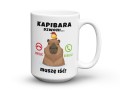 Kubek 450 ml z nadrukiem Kapibara dzwoni muszę iść w kartoniku